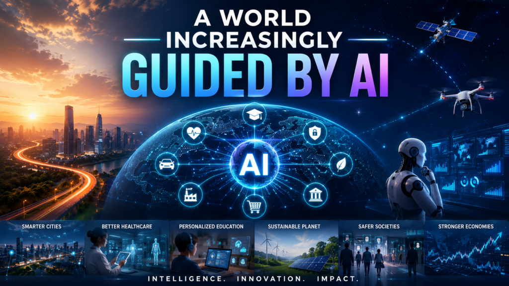 A World Increasingly Guided by AI