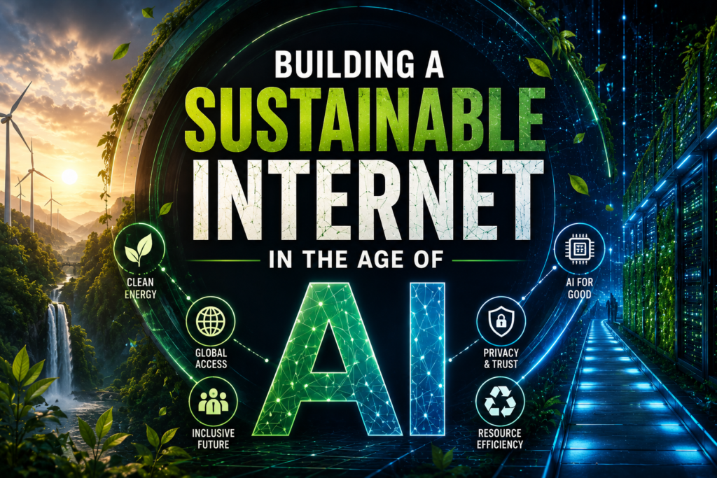 Building a Sustainable Internet in the Age of AI