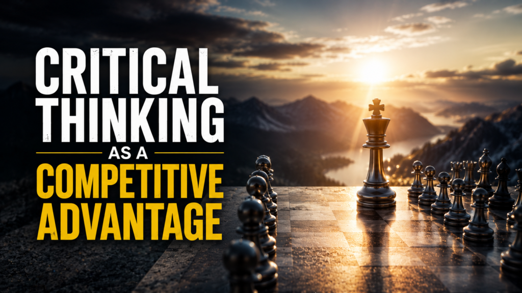 Critical Thinking as a Competitive Advantage