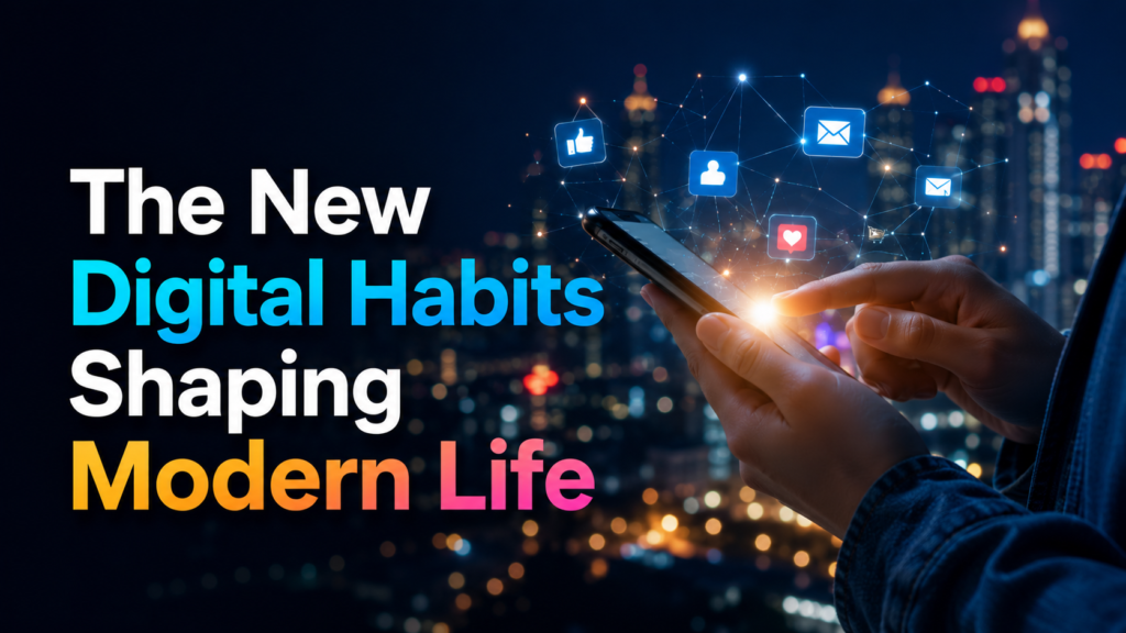 The New Digital Habits Shaping Modern Life