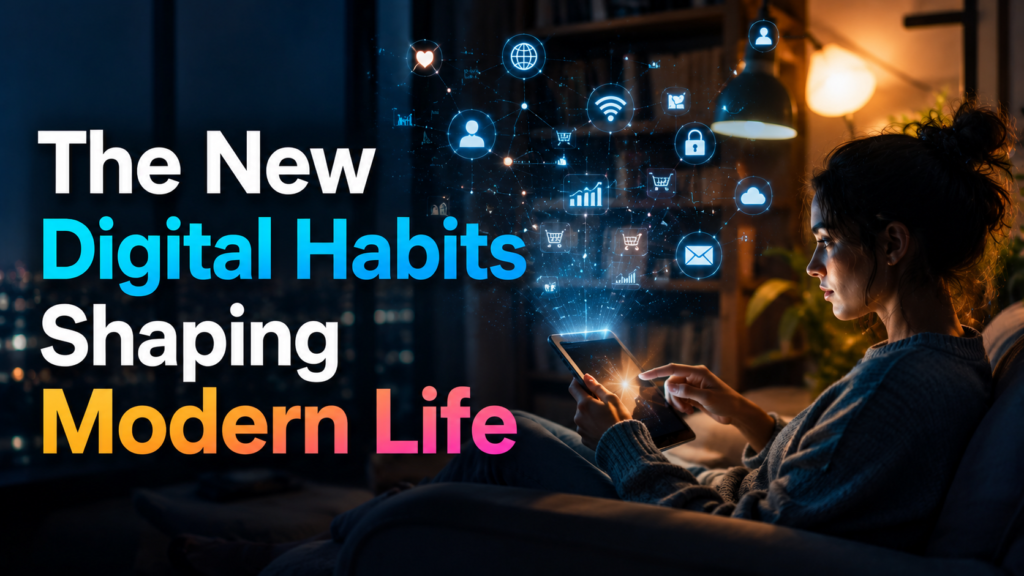 The New Digital Habits Shaping Modern Life