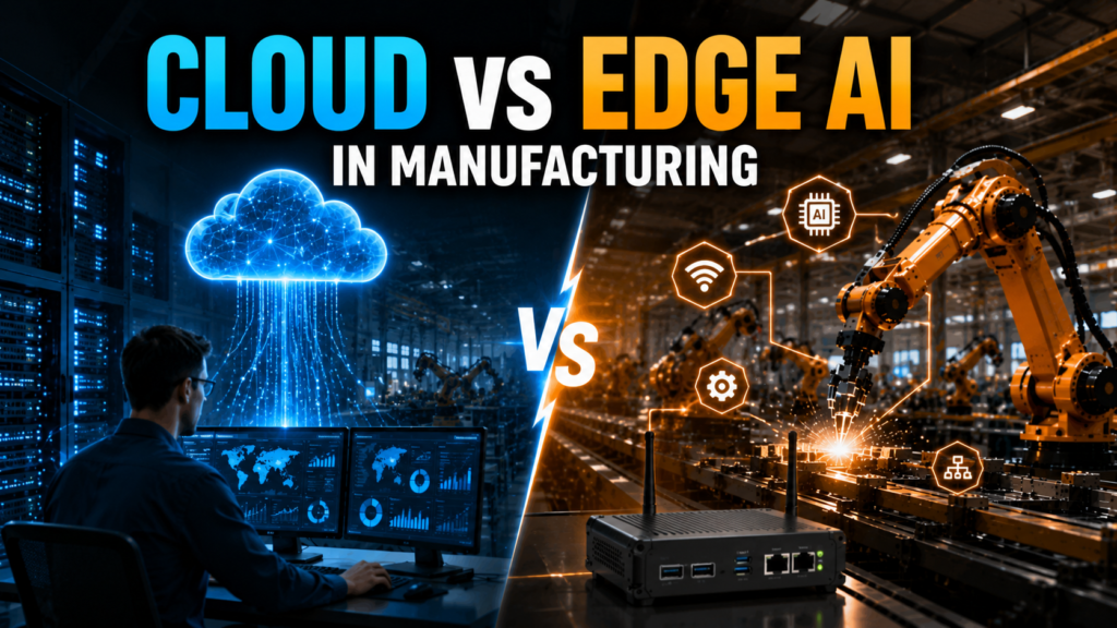Cloud vs Edge AI in Manufacturing