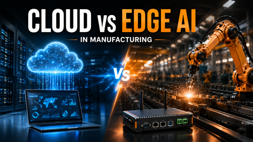 Cloud vs Edge AI in Manufacturing