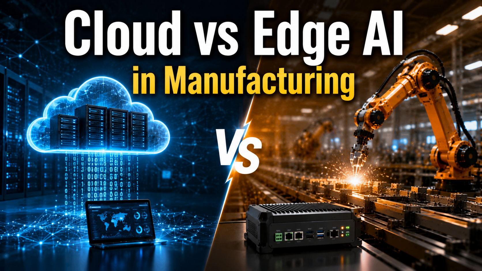 Cloud vs Edge AI in Manufacturing