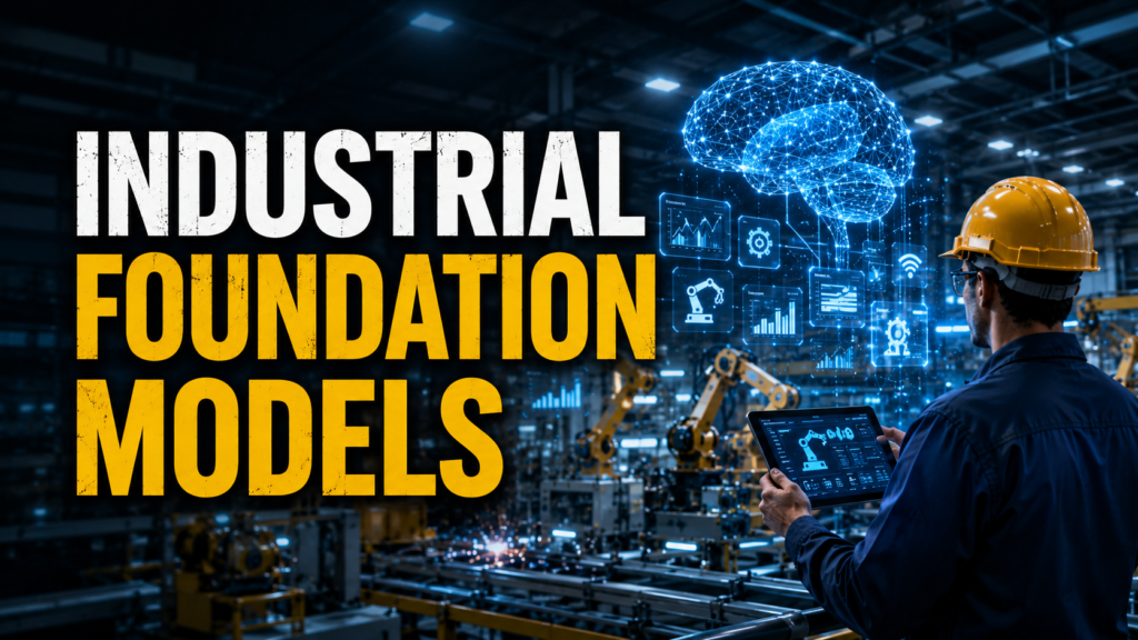 Industrial Foundation Models: The Future of AI in Manufacturing