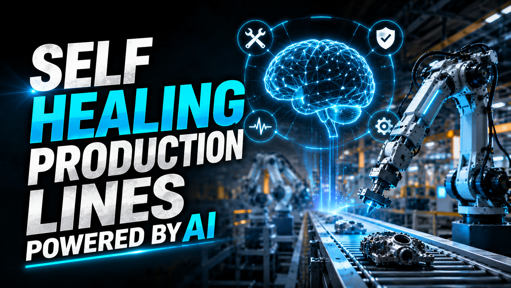 Self Healing Production Lines Powered by AI