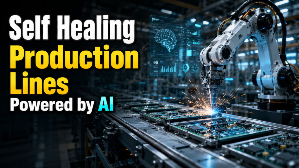 Self Healing Production Lines Powered by AI
