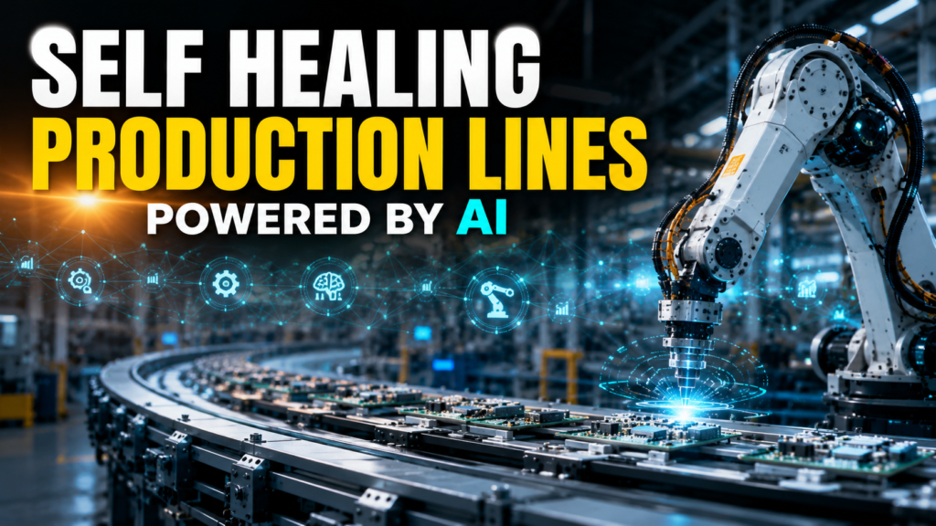 Self Healing Production Lines Powered by AI