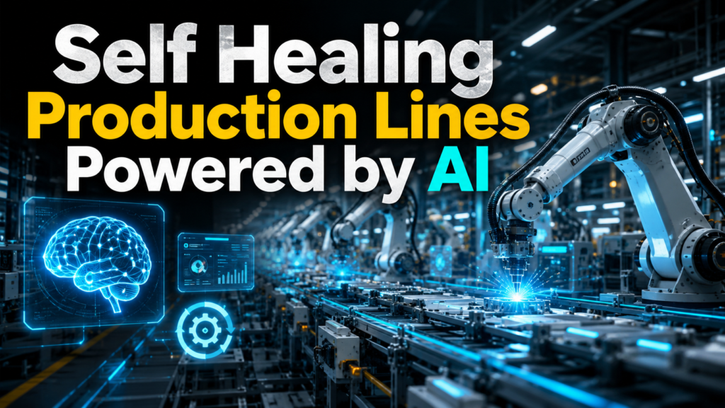 Self Healing Production Lines Powered by AI