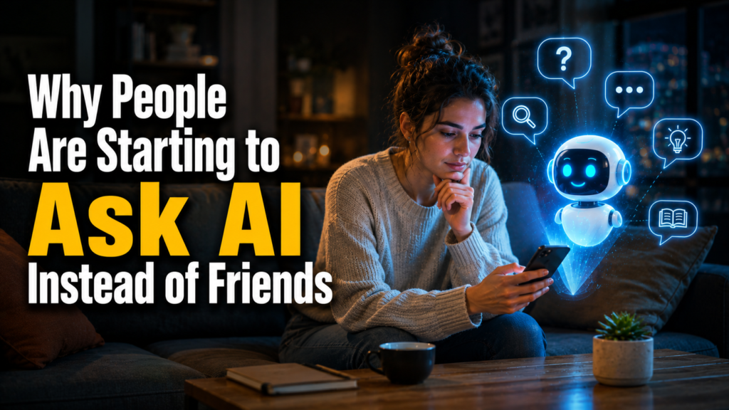 Why People Are Starting to Ask AI Instead of Friends