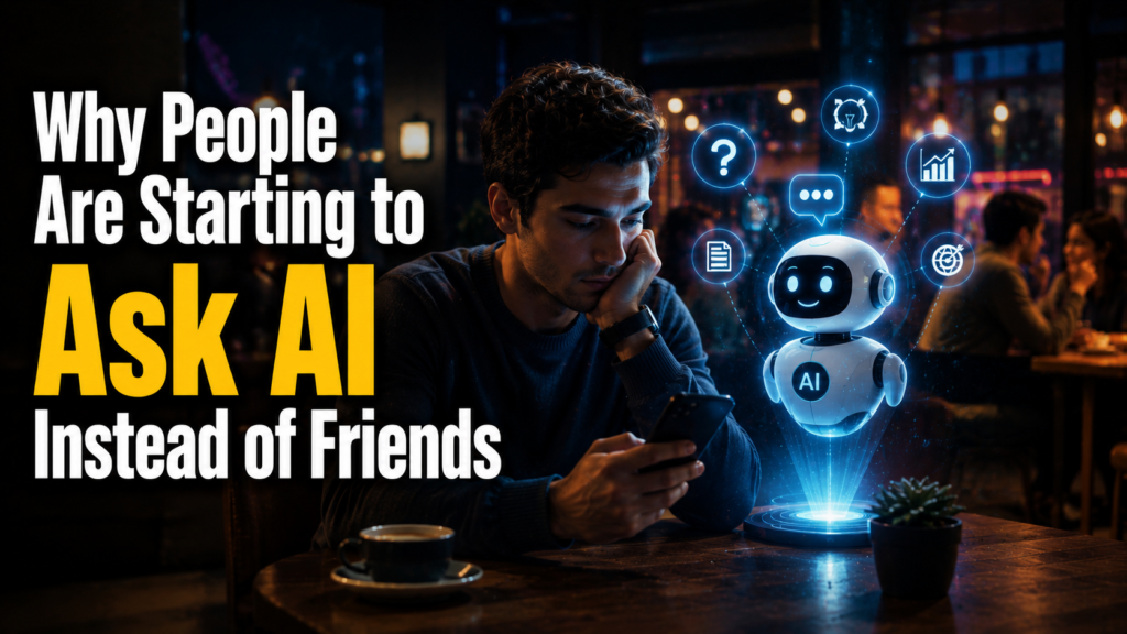 Why People Are Starting to Ask AI Instead of Friends