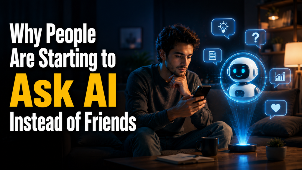 Why People Are Starting to Ask AI Instead of Friends