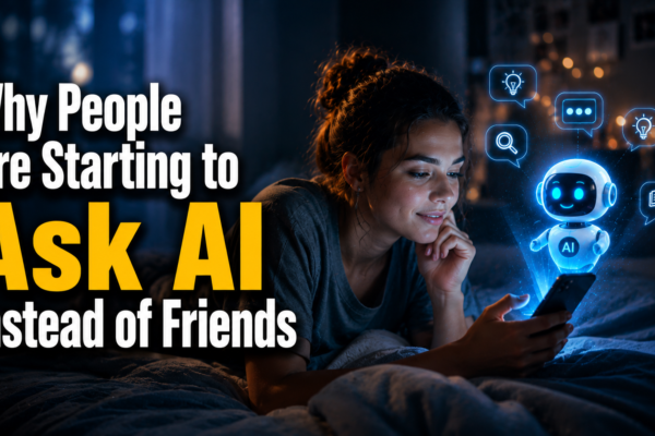 Why People Are Starting to Ask AI Instead of Friends